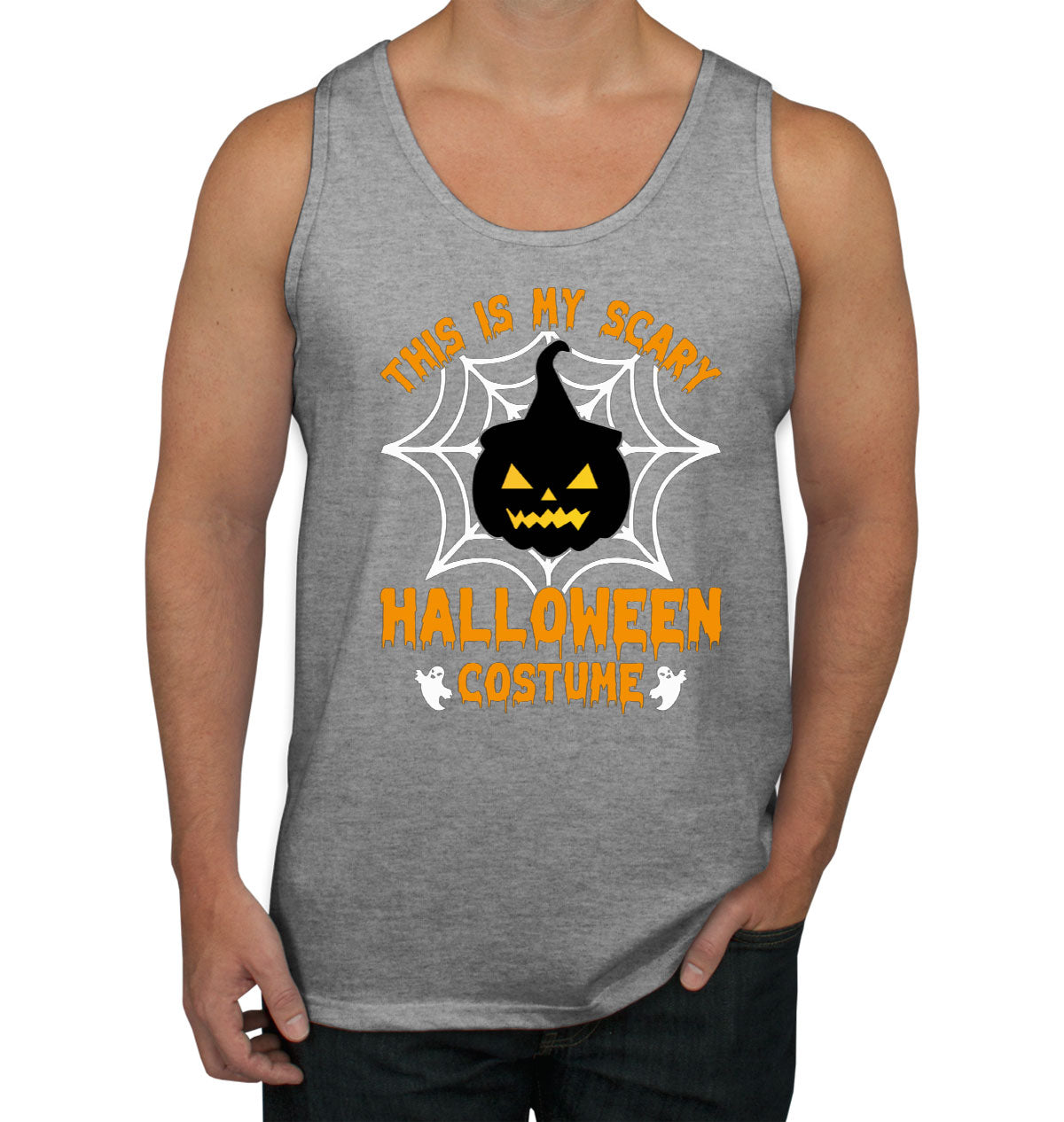 This Is My Scary Halloween Costume Men's Tank Top