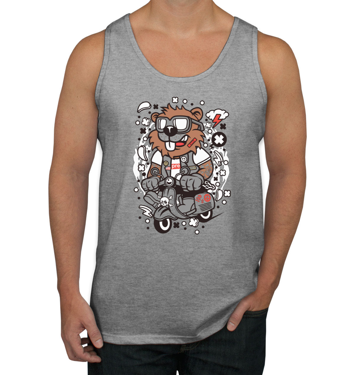 Scooter Beaver Men's Tank Top
