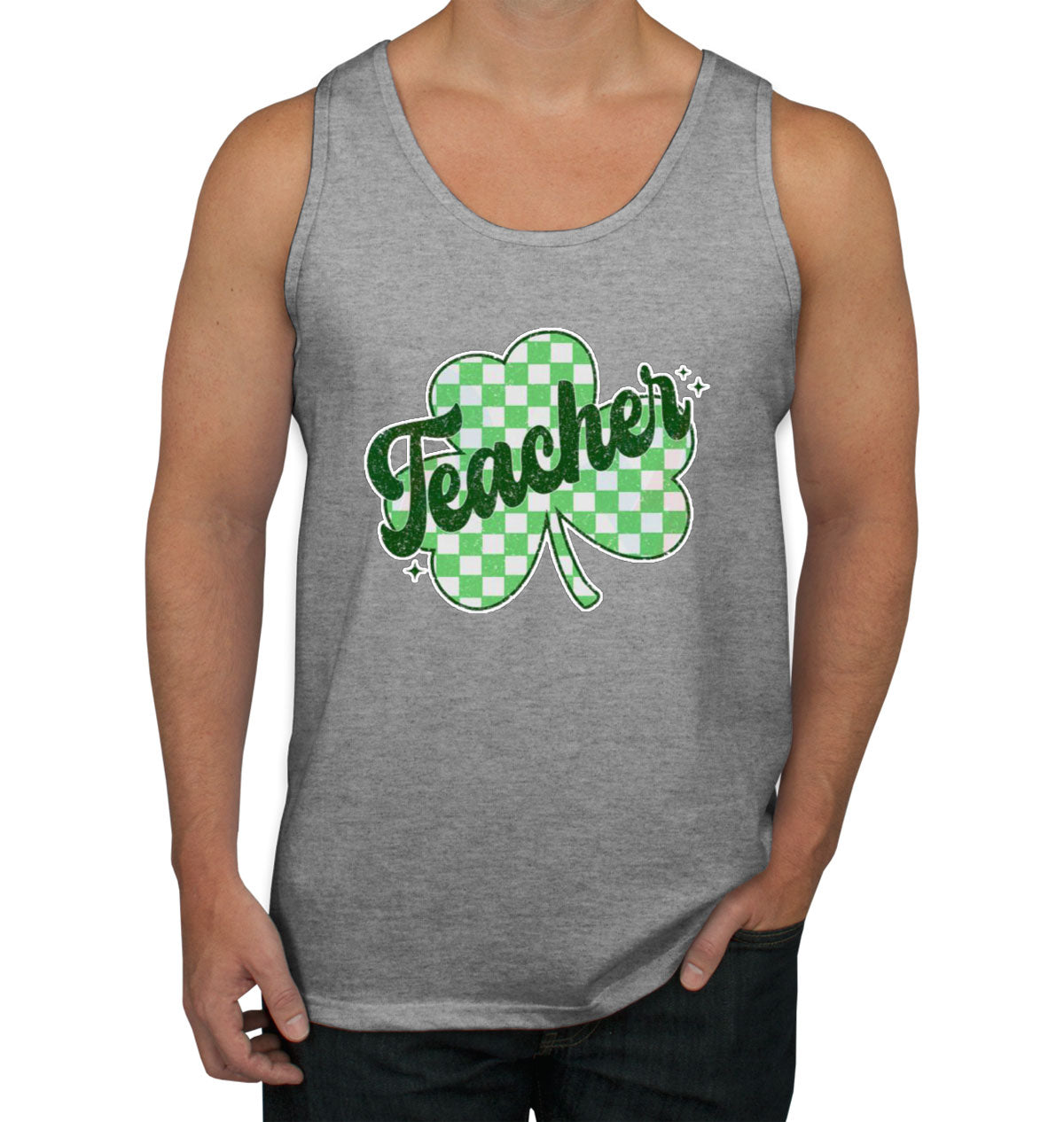 Shamrock Teacher St. Patrick's Day Men's Tank Top