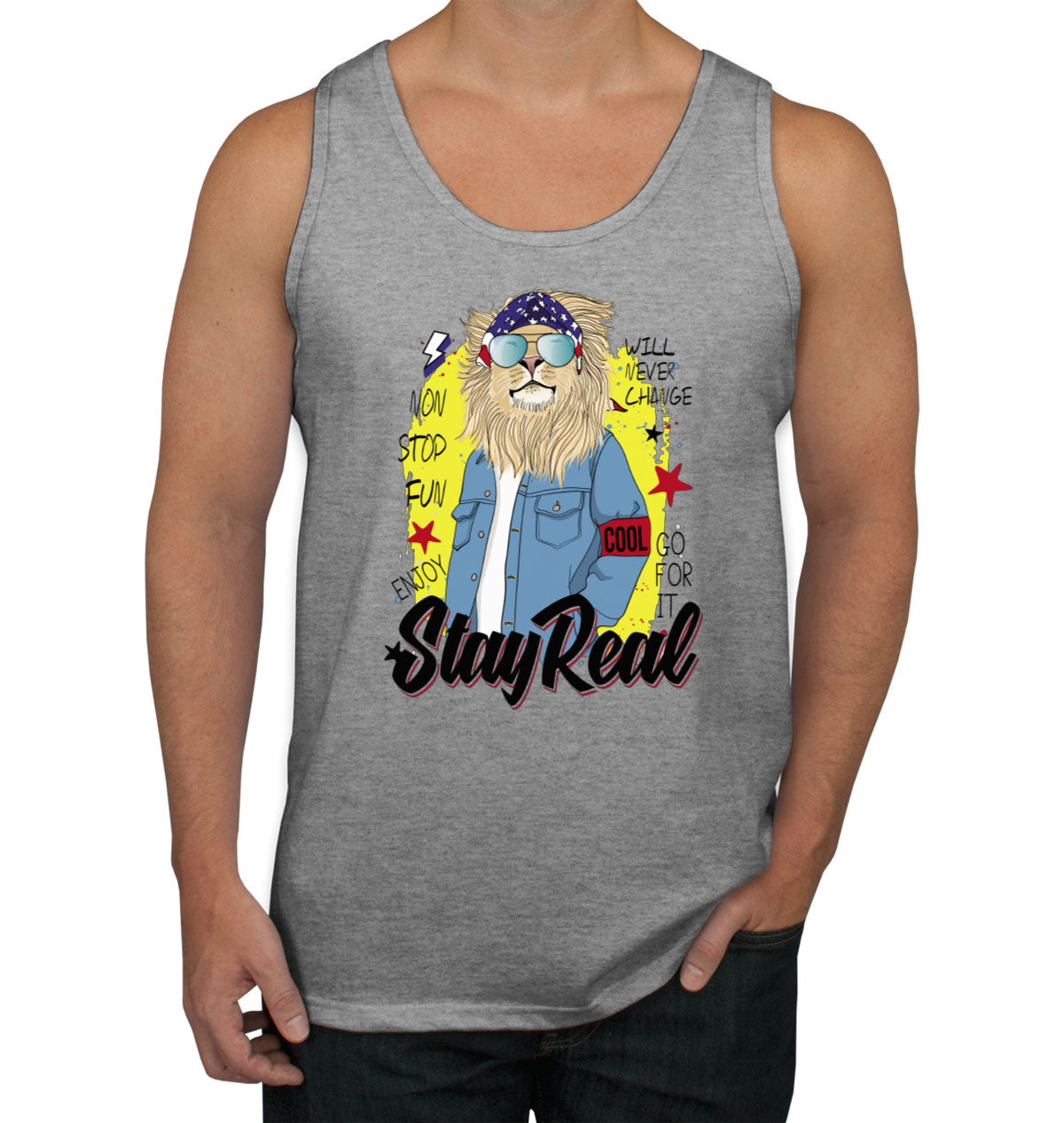 Stay Real Men's Tank Top