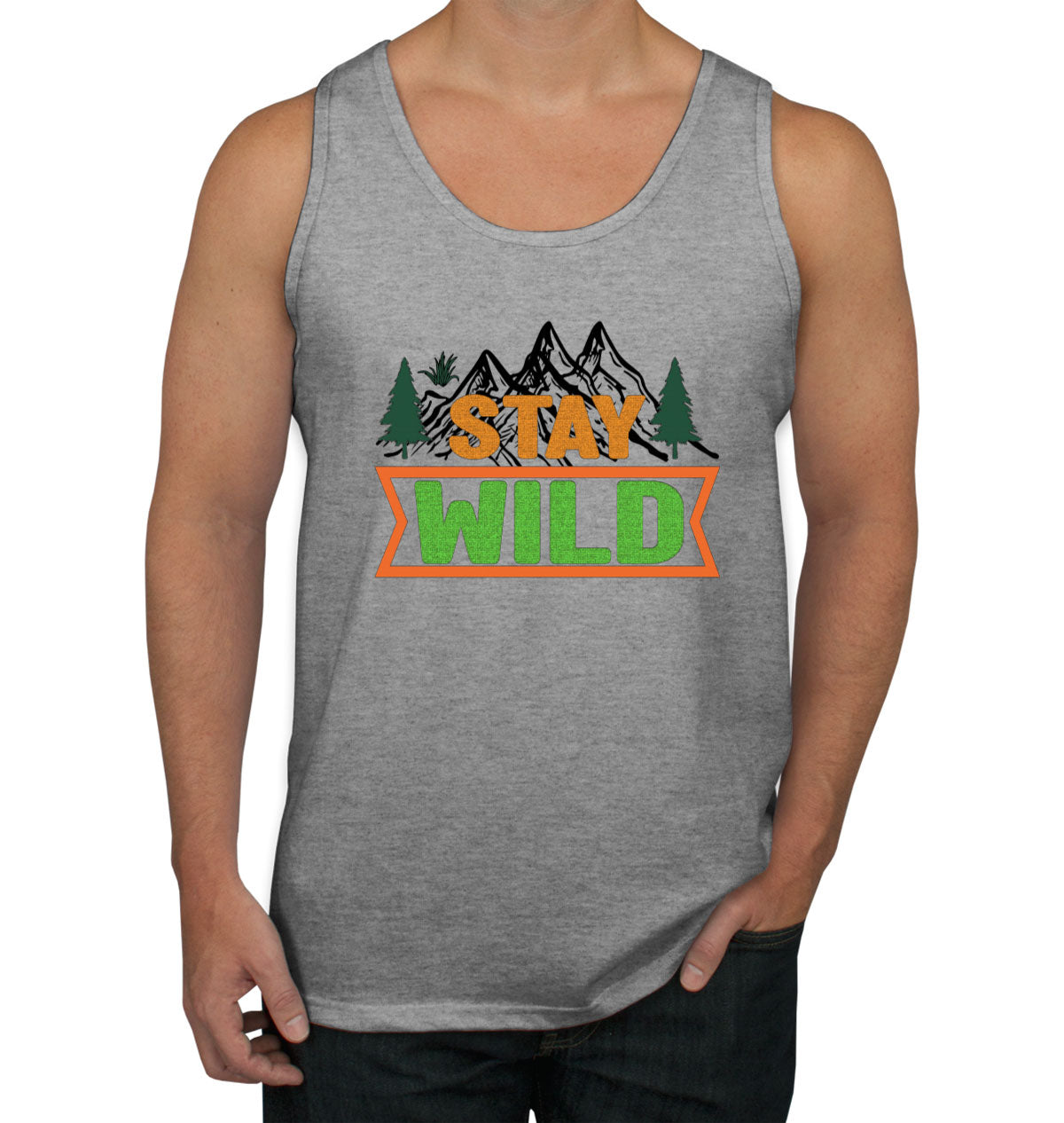 Stay Wild Camp Men's Tank Top