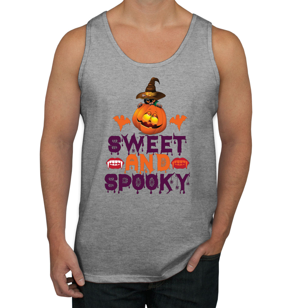 Sweet And Spooky Halloween Men's Tank Top