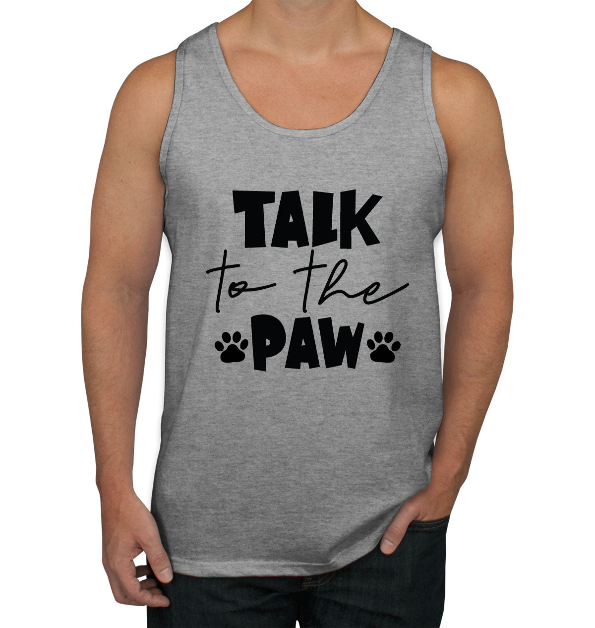 Talk To The Paw Men's Tank Top