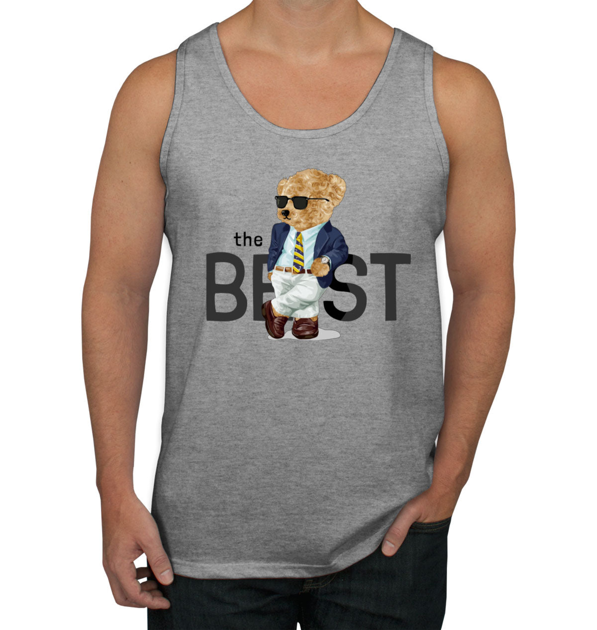 Teddy Bear The Best Men's Tank Top