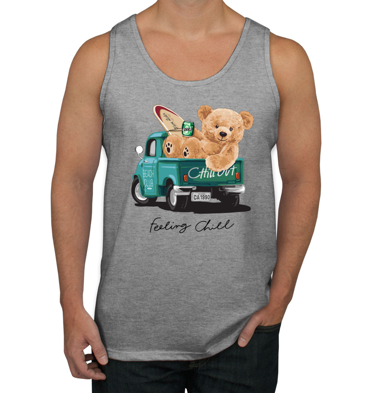 Teddy Bear Chill Out Men's Tank Top