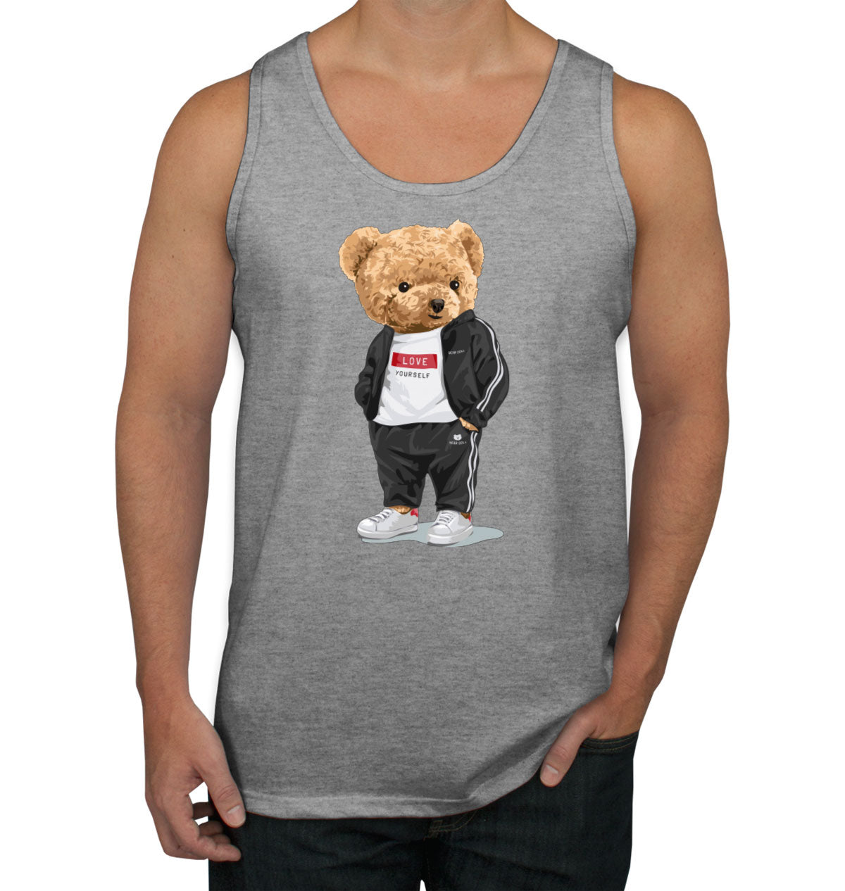 Teddy Bear Love Men's Tank Top