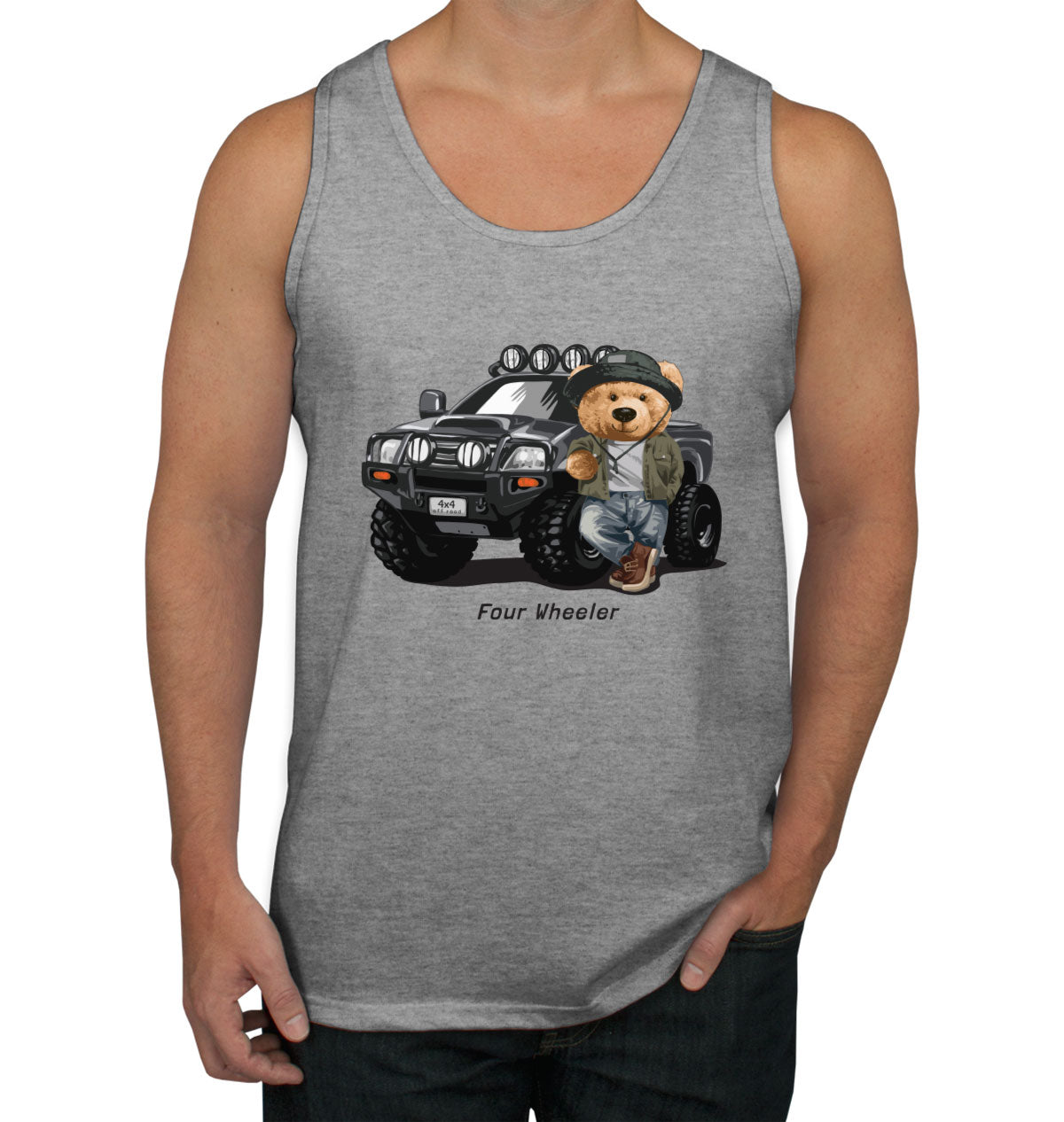 Teddy Bear Off Road Men's Tank Top