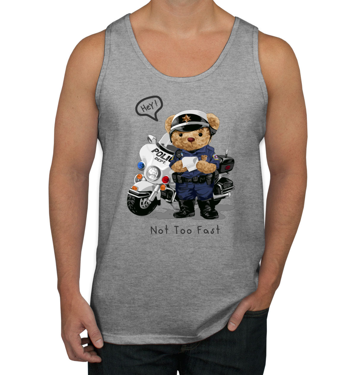 Teddy Bear Police Men's Tank Top