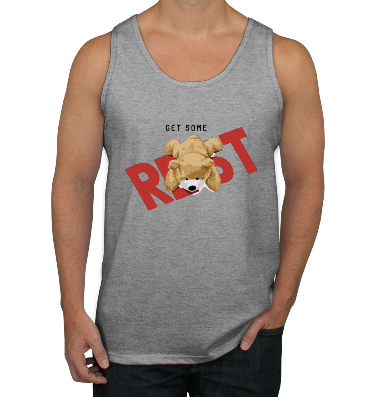 Teddy Bear Get Some Rest Men's Tank Top