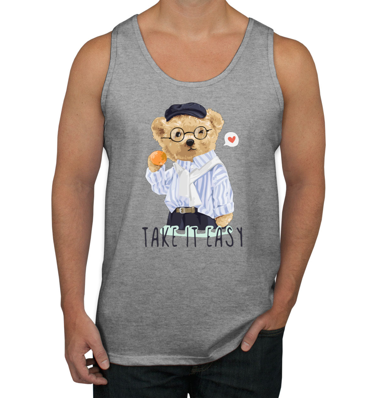 Teddy Bear Take It Men's Tank Top