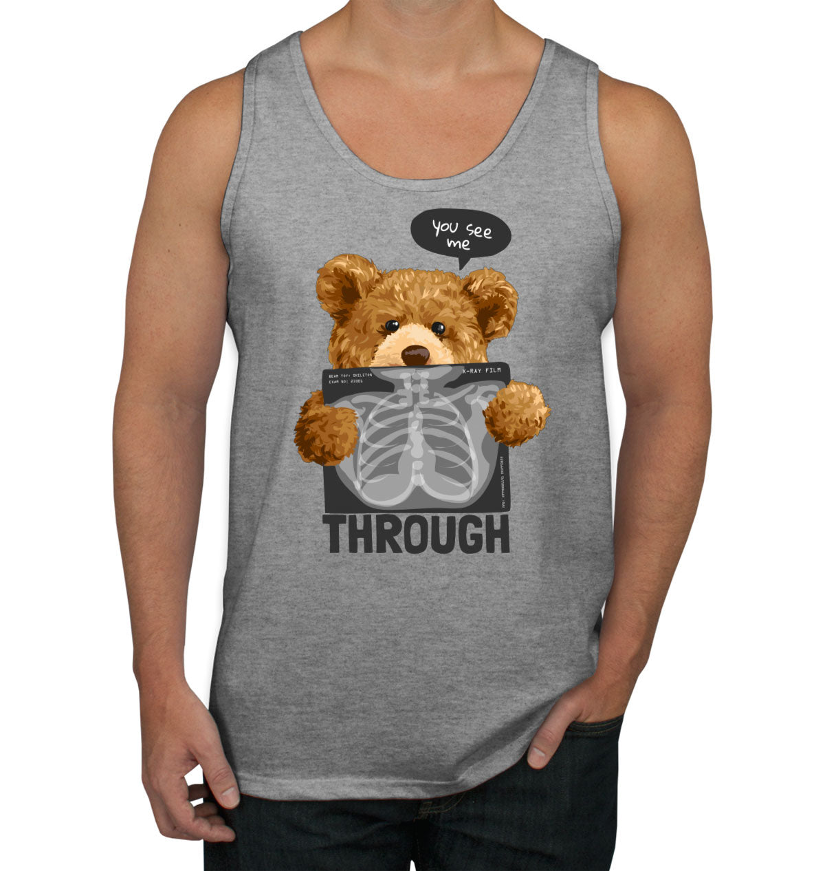 Teddy Bear XRay Men's Tank Top
