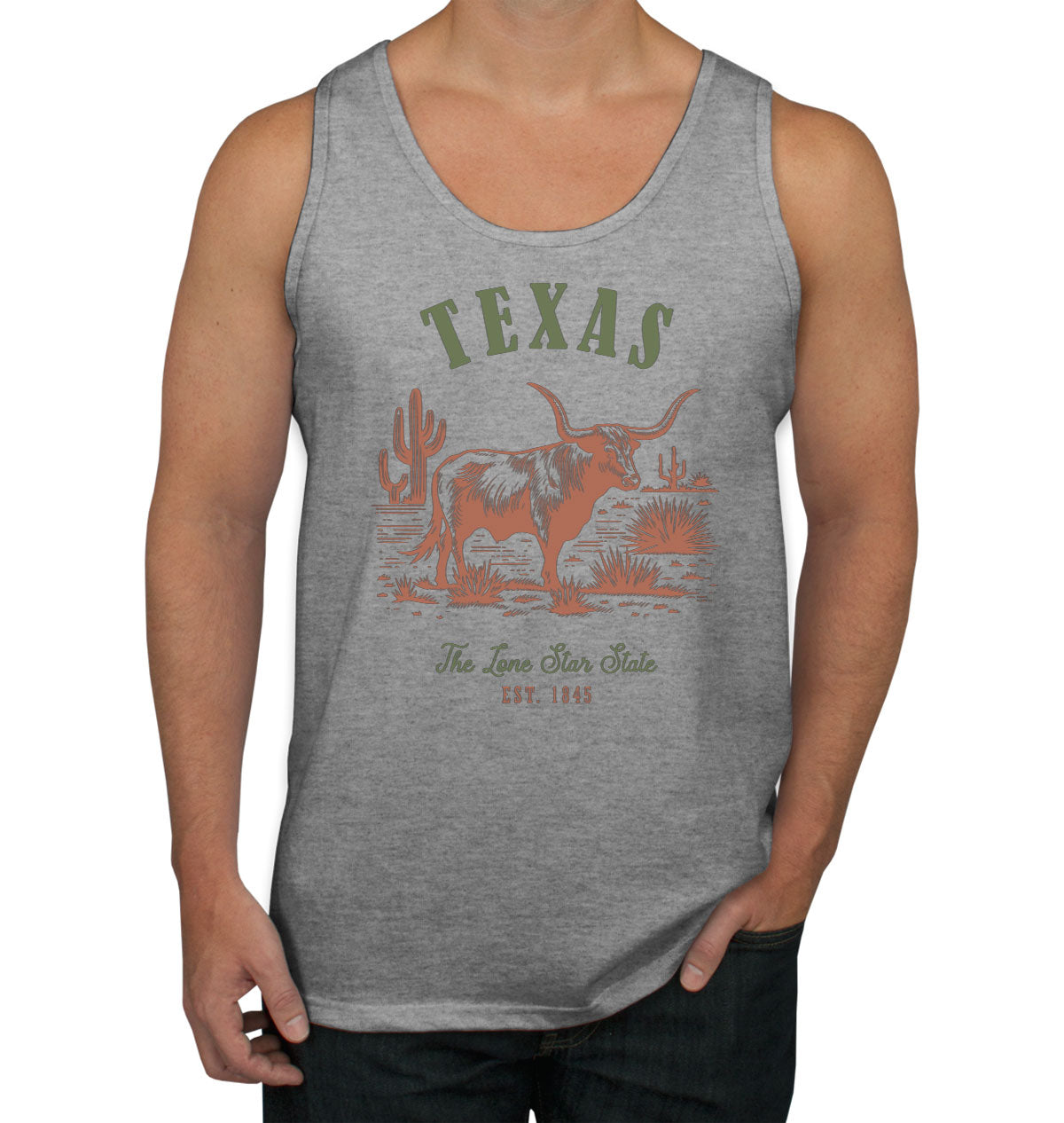 Texas State Vintage Men's Tank Top