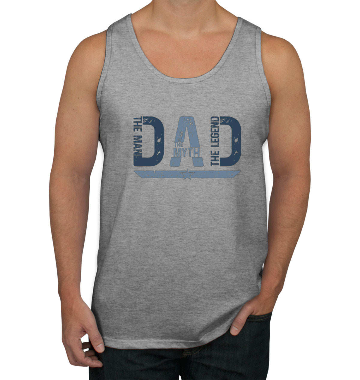 The Man The Myth The Legend Dad Father's Day Men's Tank Top