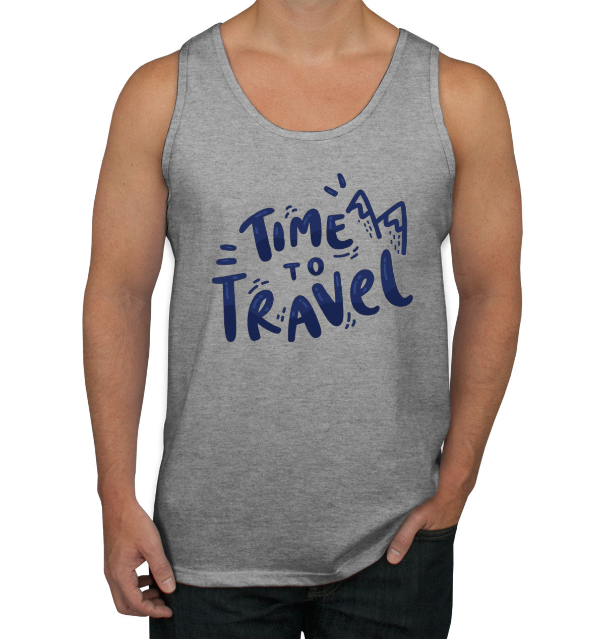 Time To Travel Men's Tank Top