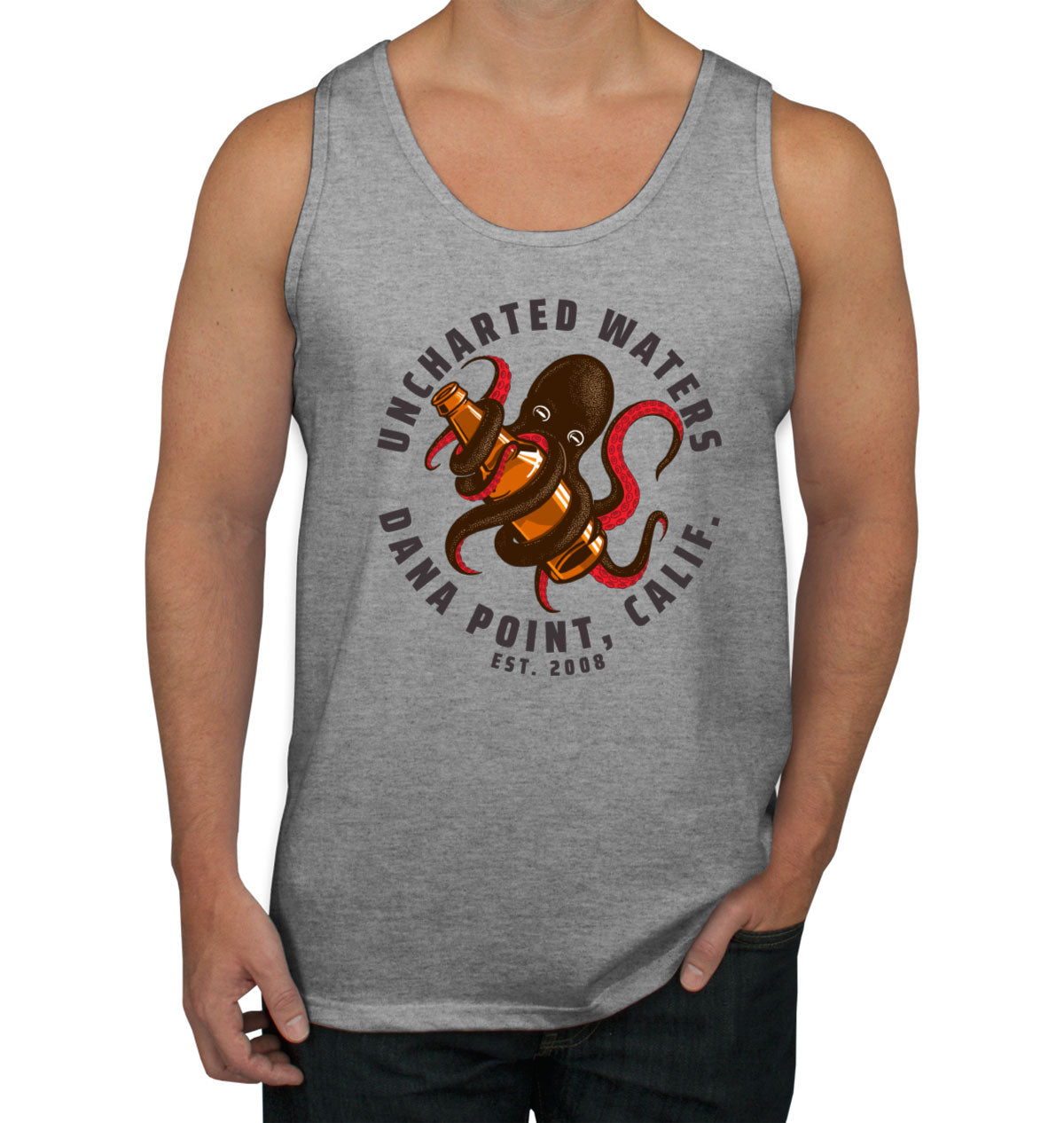 Uncharted Waters Dana Point California Men's Tank Top