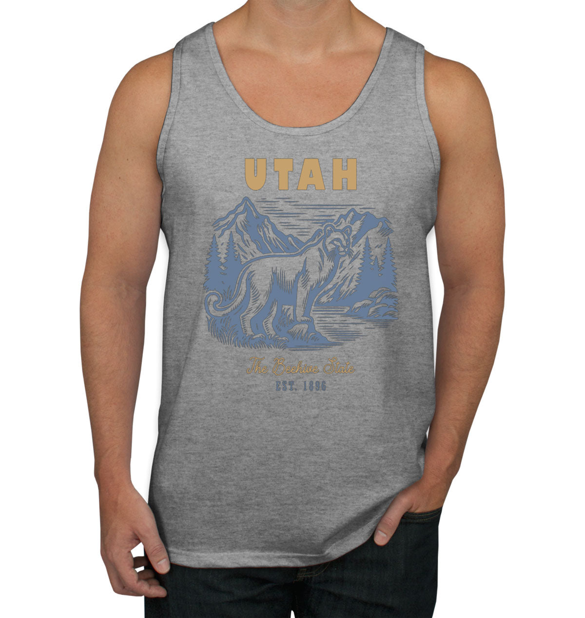 Utah State Vintage Men's Tank Top