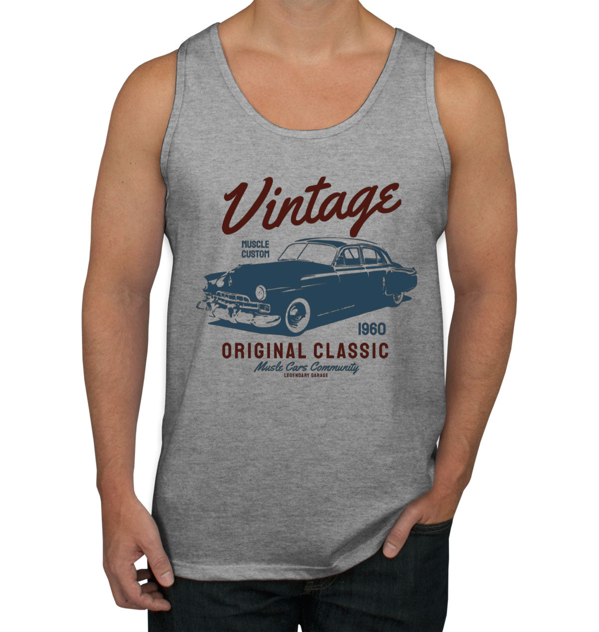 Vintage Custom Muscle Car Men's Tank Top