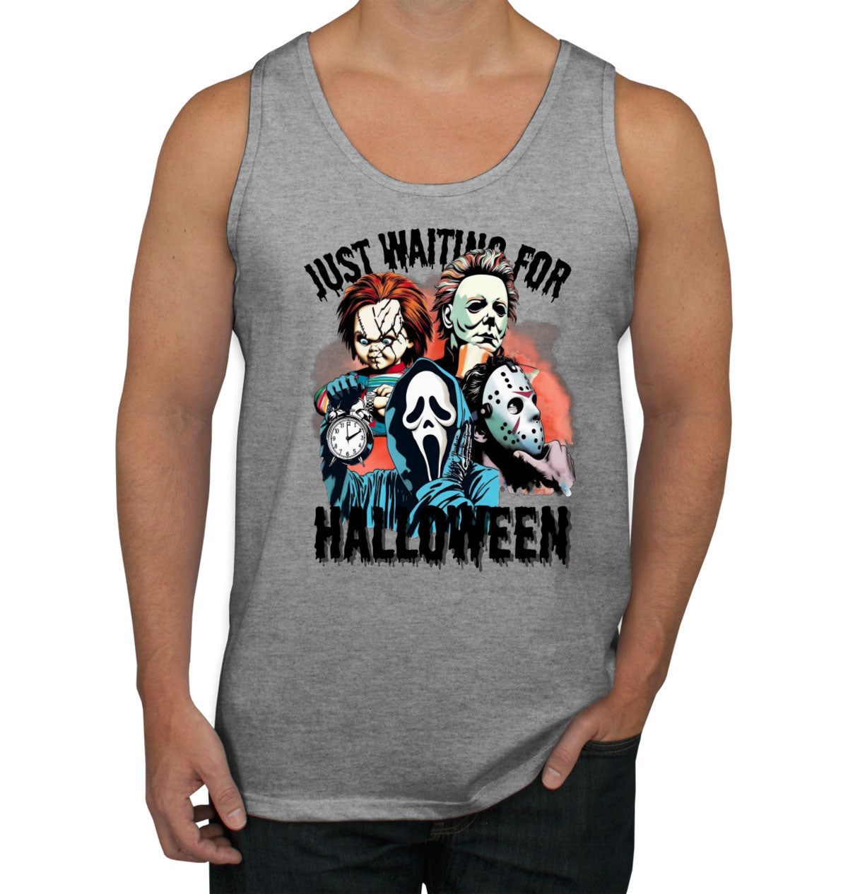 Just Waiting For Halloween Men's Tank Top