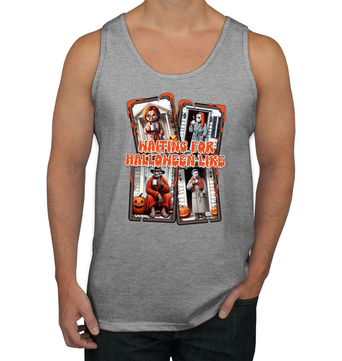 Waiting For Halloween Like Men's Tank Top