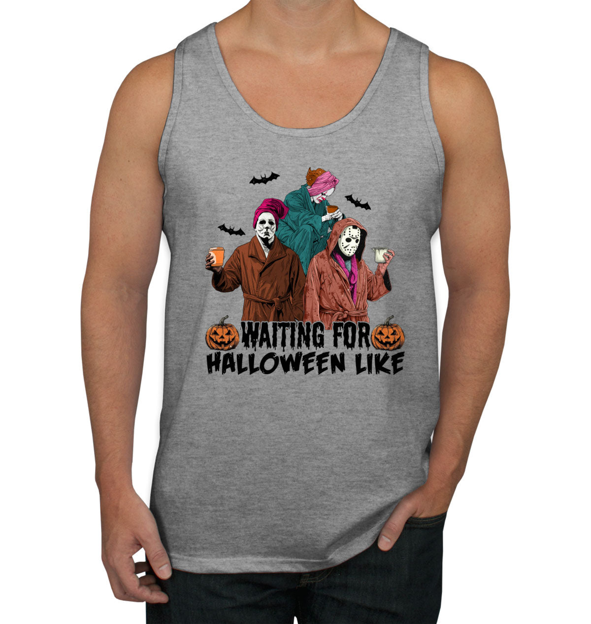 Waiting For Halloween Like Men's Tank Top