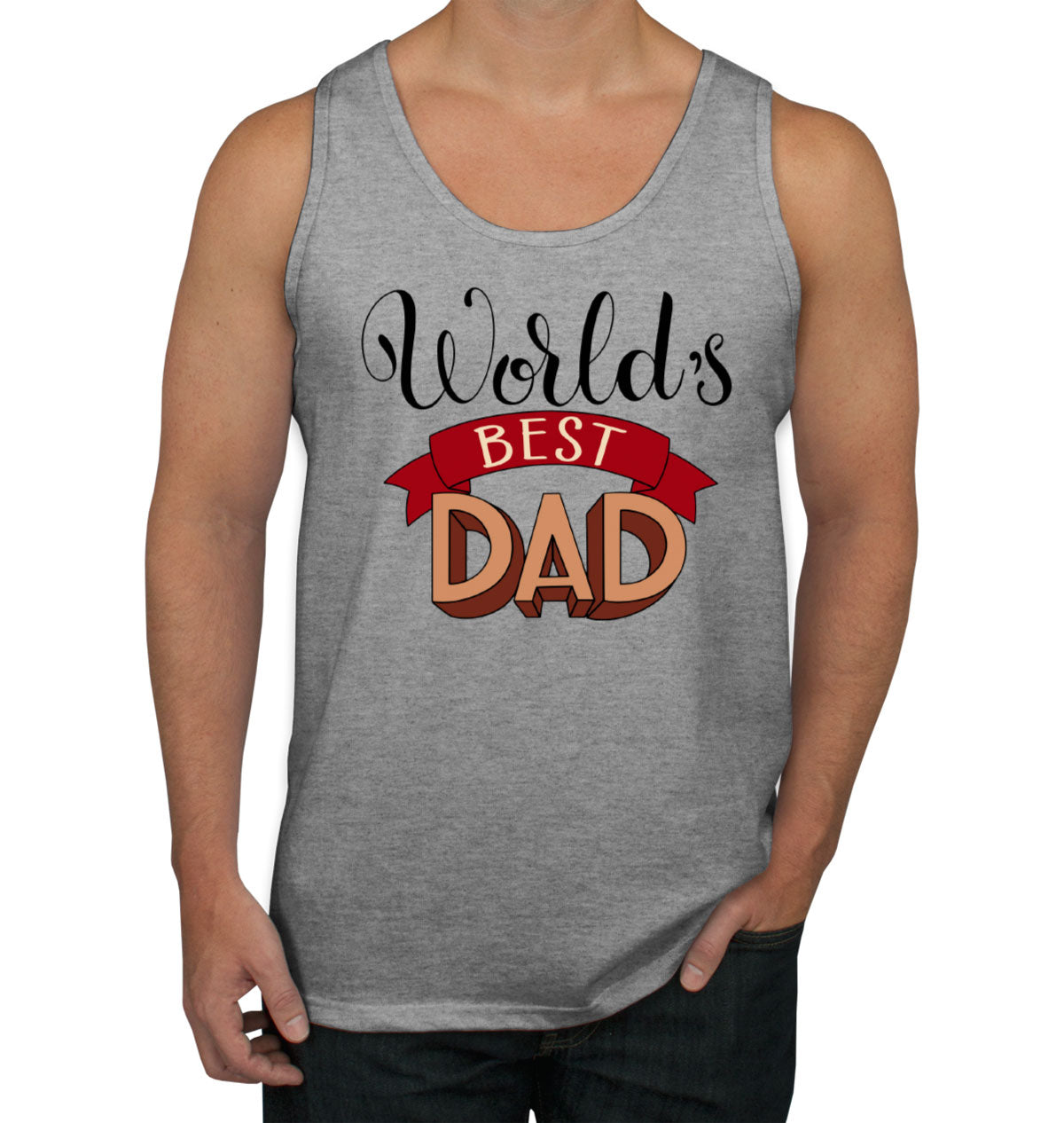 World's Best Dad Father's Day Men's Tank Top