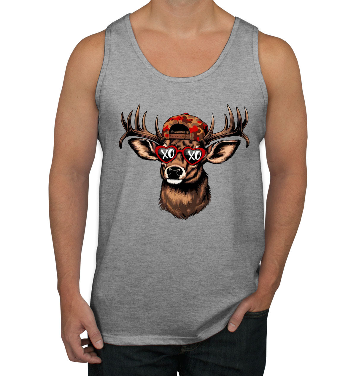 XOXO Deer Hunting Men's Tank Top
