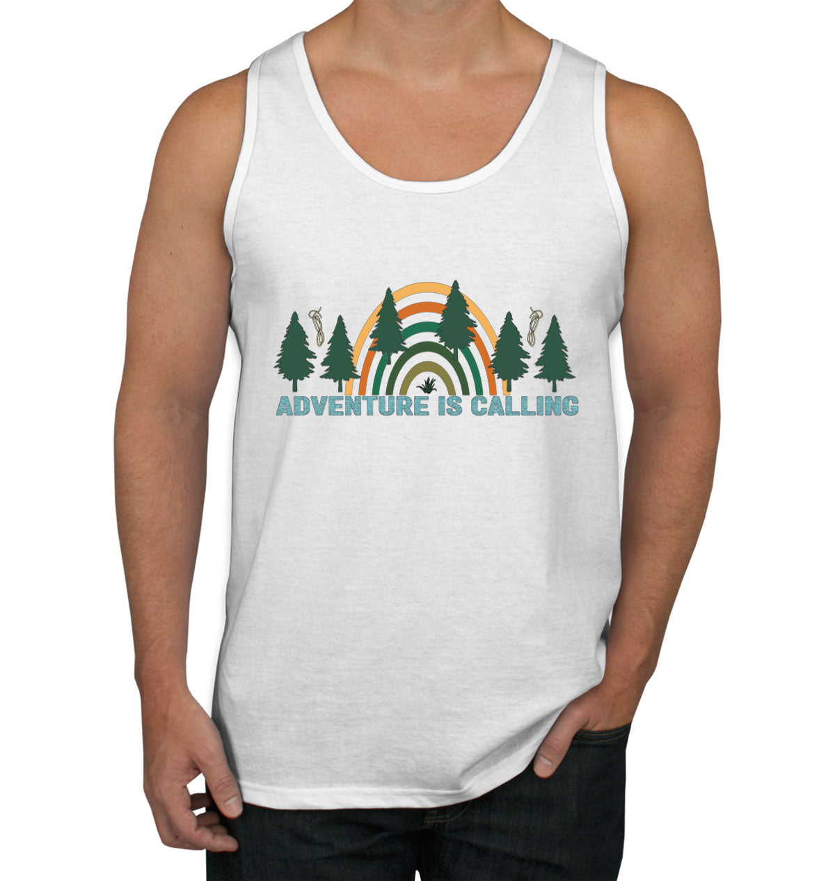 Adventure Is Calling Camp Men's Tank Top