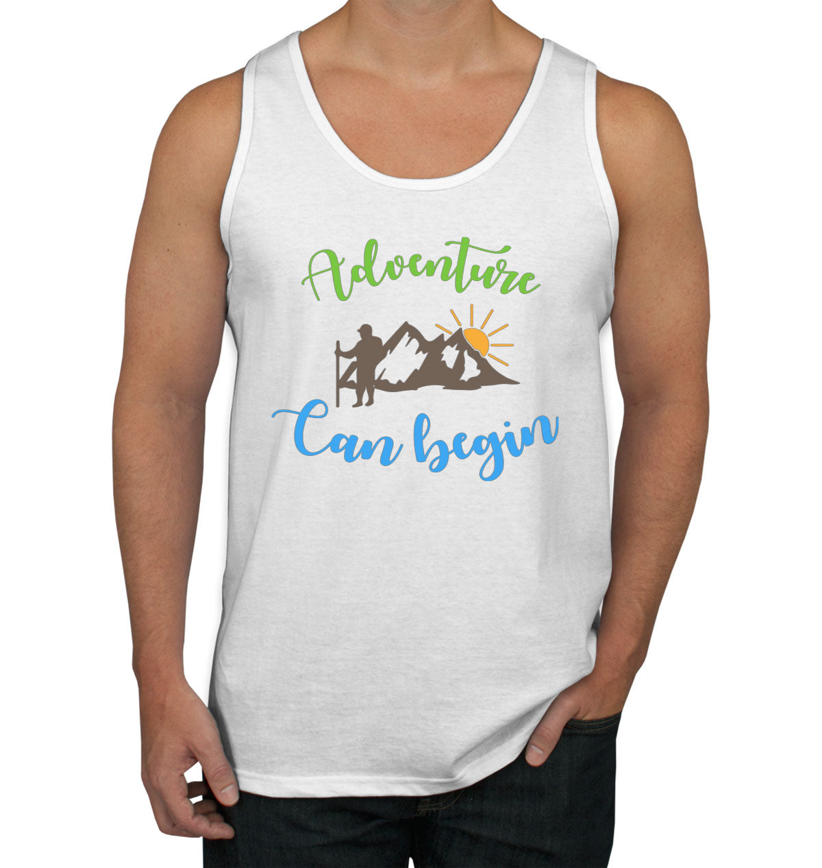 Adventure Can Begin Men's Tank Top
