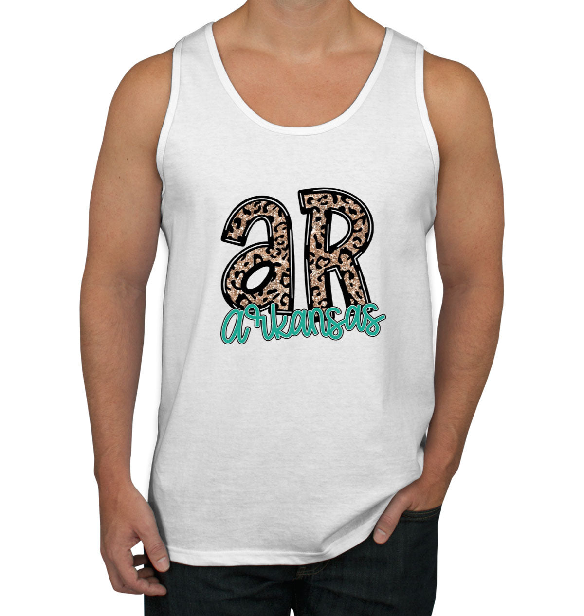 Arkansas State Abbreviation Men's Tank Top