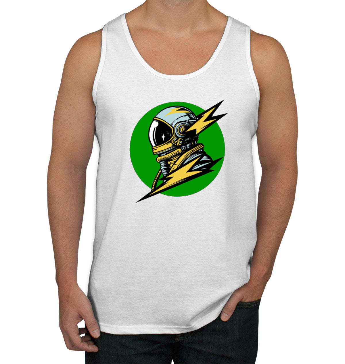 Astronaut Graphic Men's Tank Top