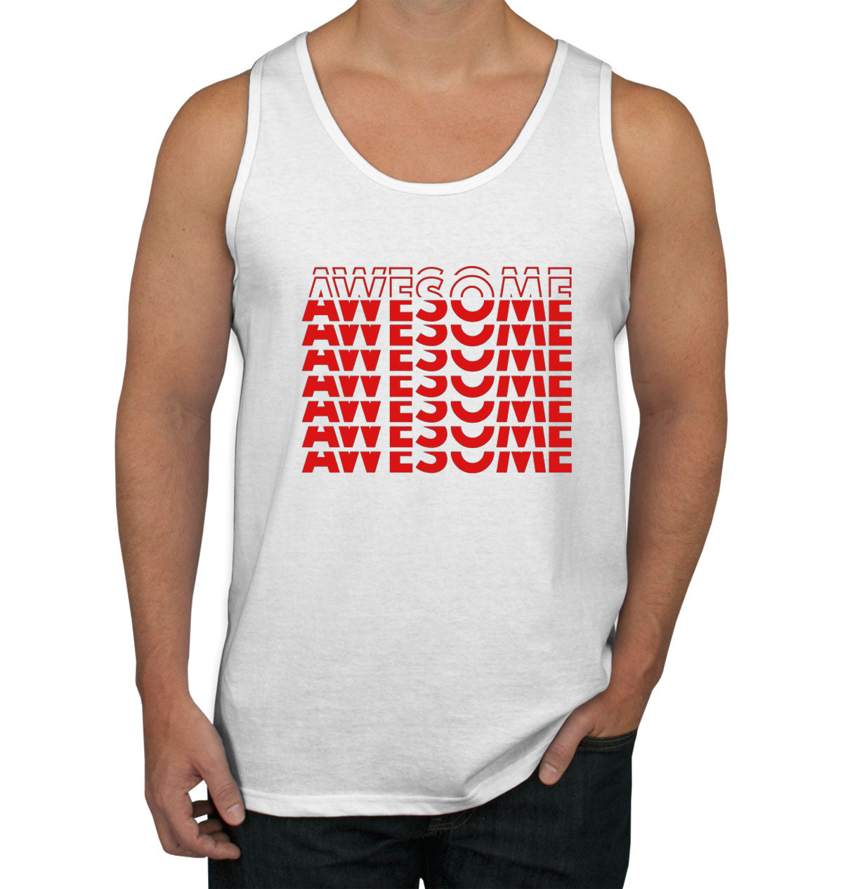 Awesome Typography Men's Tank Top