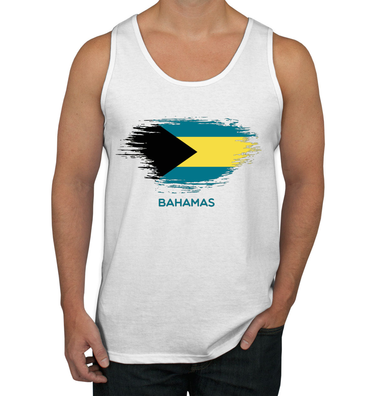 Bahamas Flag Men's Tank Top