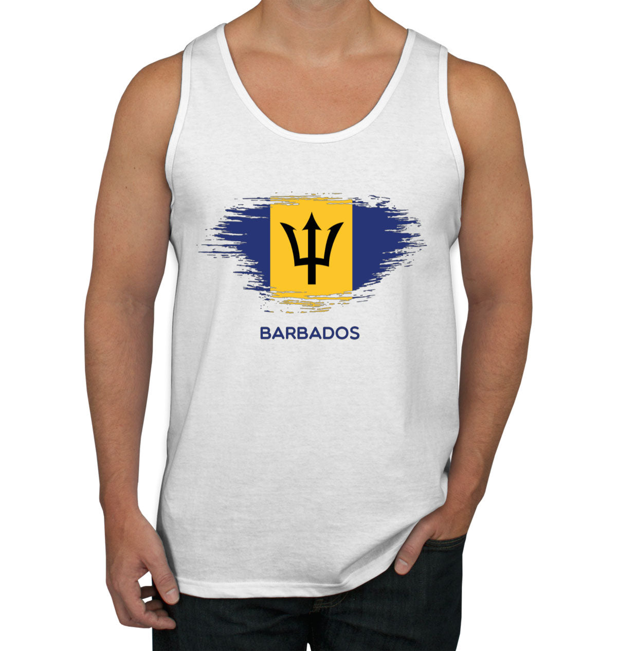 Barbados Flag Men's Tank Top