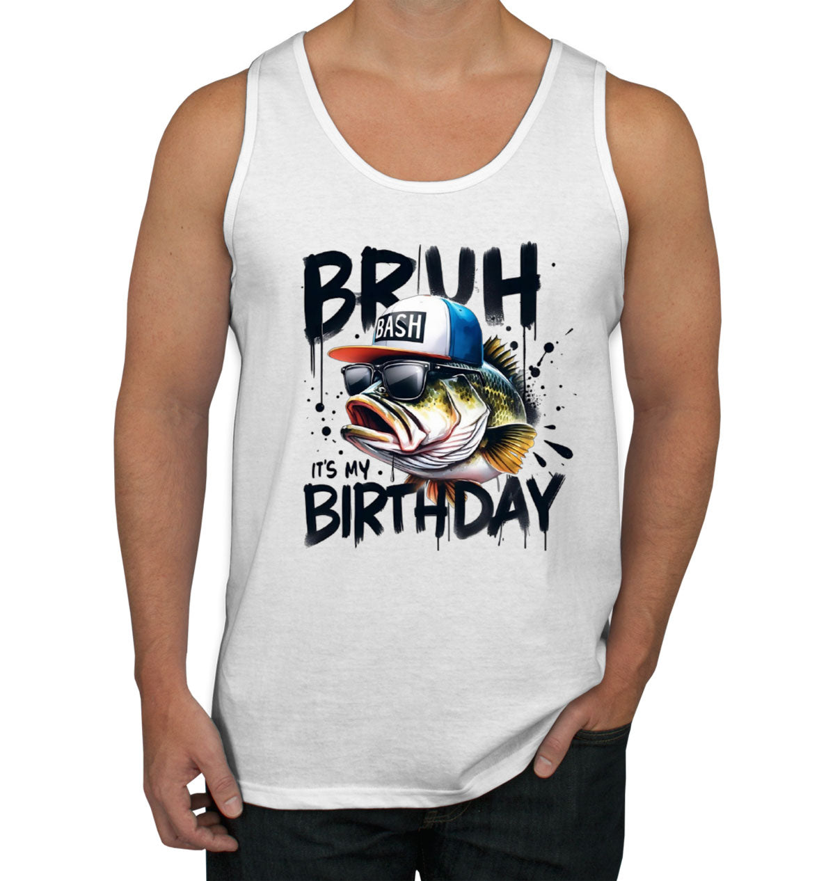 Birthday Bass It's My Birthday Men's Tank Top