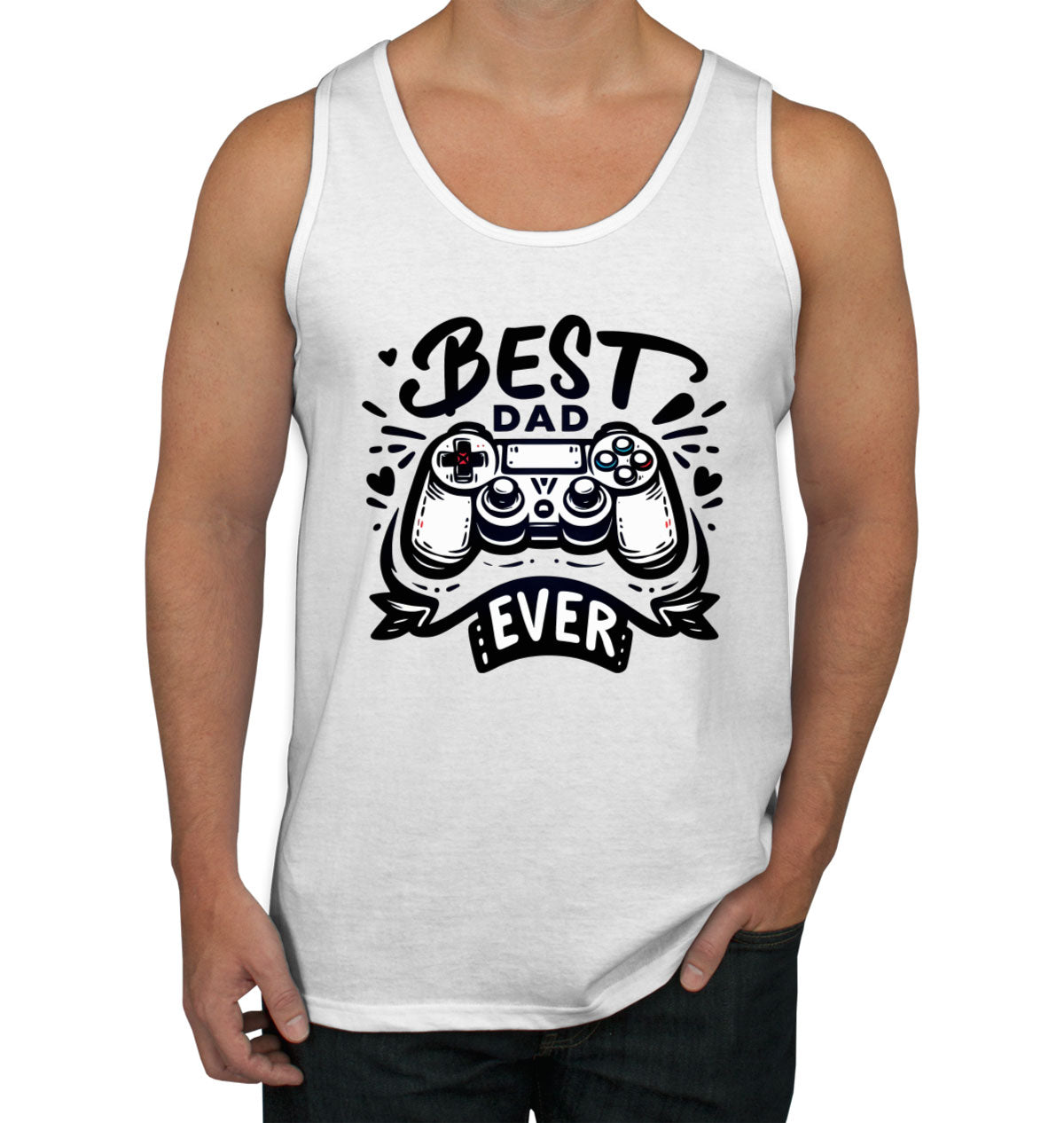 Best Dad Ever Gaming Gamer Father's Day Men's Tank Top