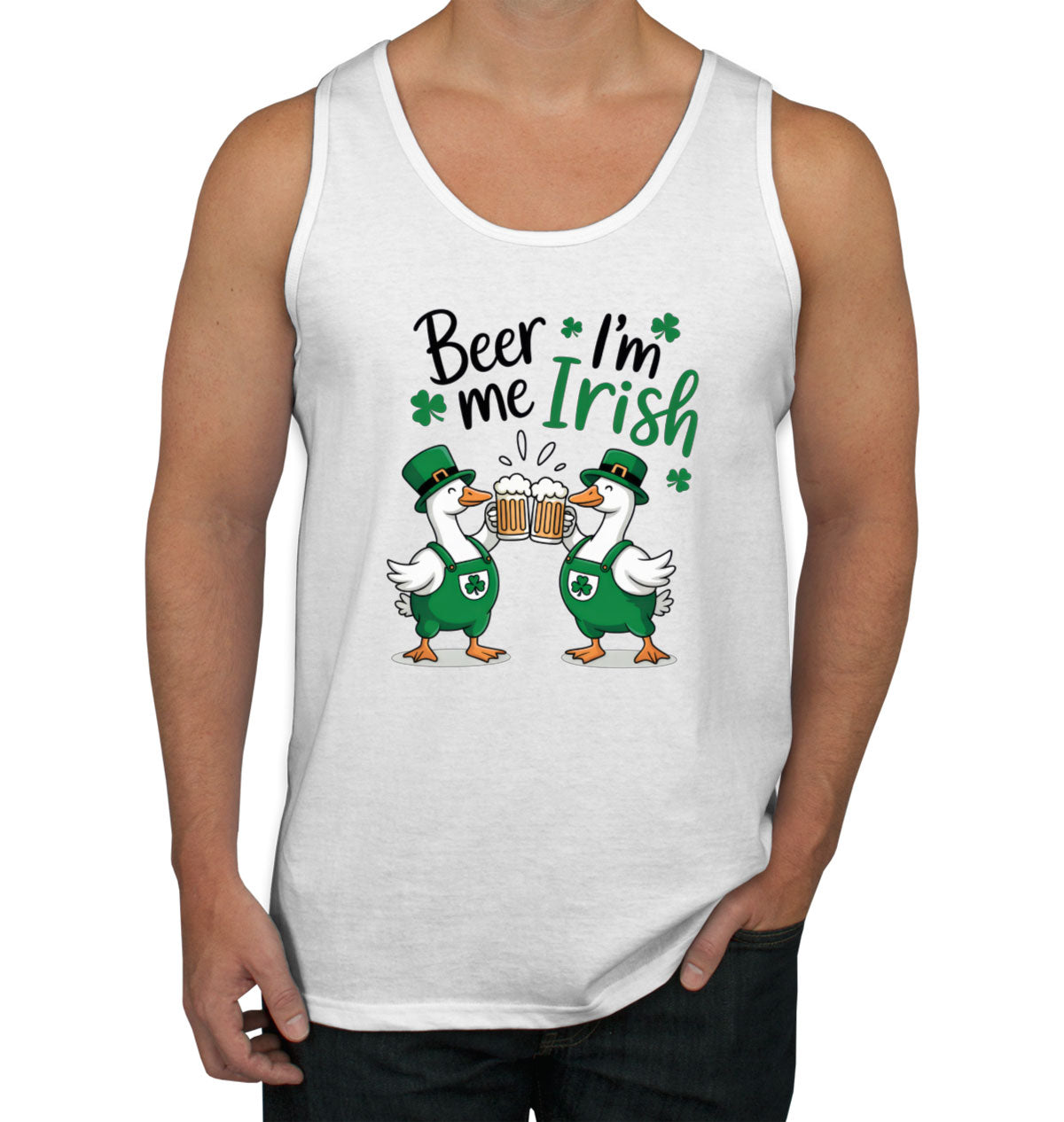 Beer Me I'm Irish St. Patrick's Day Men's Tank Top