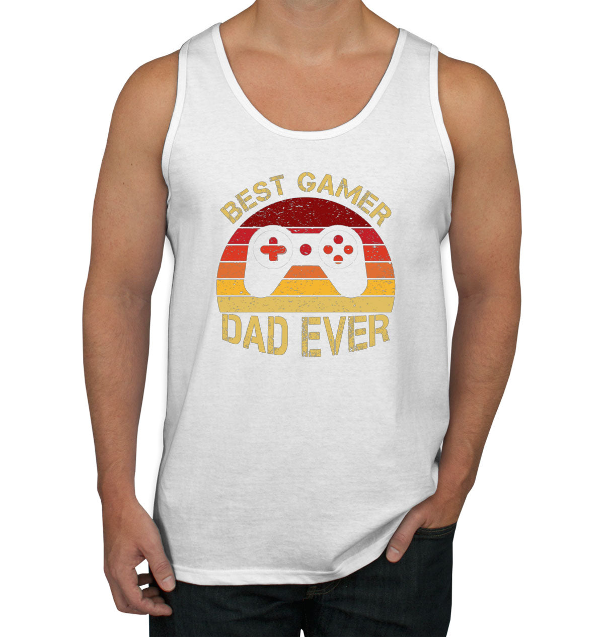Best Gamer Dad Ever Father's Day Men's Tank Top