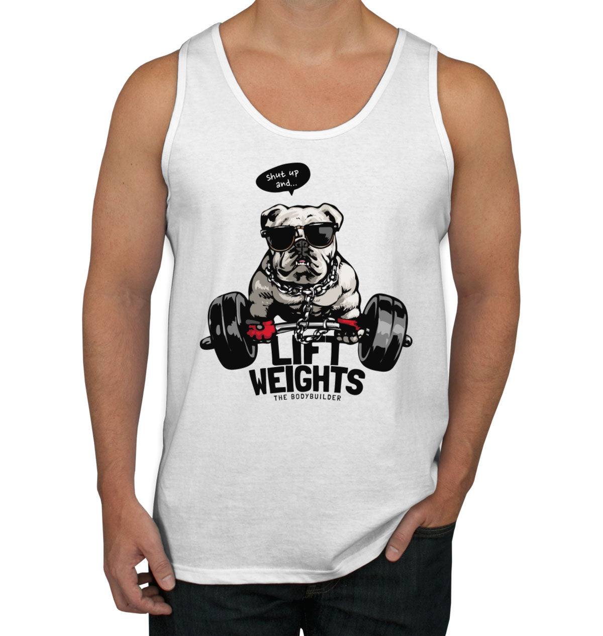 Body Builder Dog Men's Tank Top