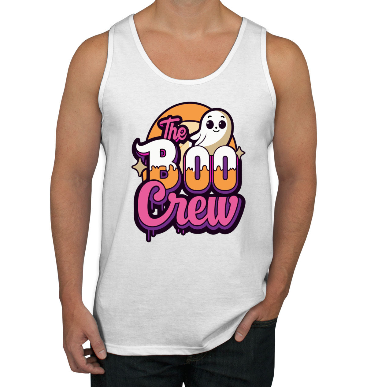 Boo Crew Halloween Men's Tank Top