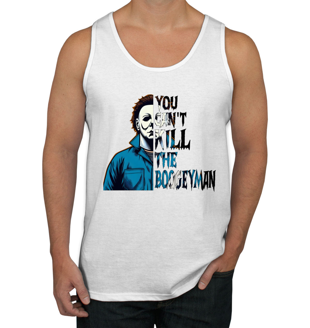 You Can't Kill The Boogeyman Halloween Men's Tank Top