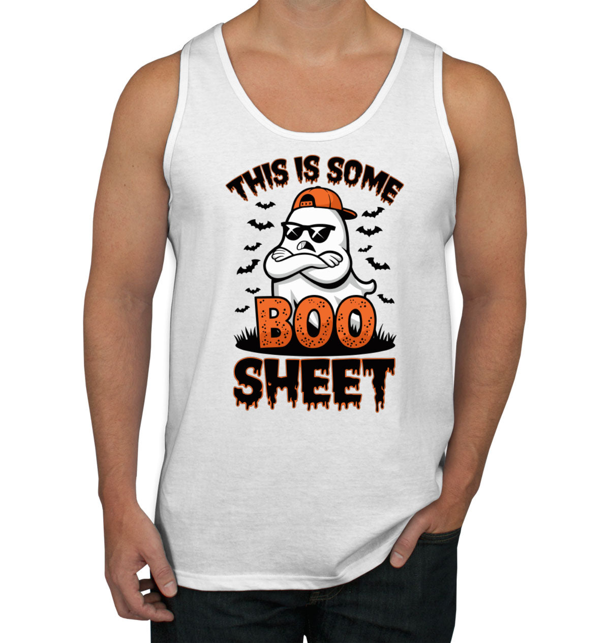 This Is Some Boo Sheet Halloween Men's Tank Top