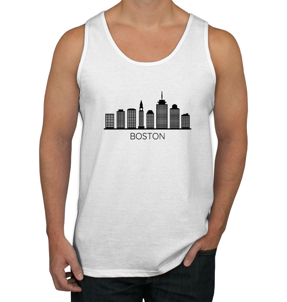 Boston Skyline Men's Tank Top