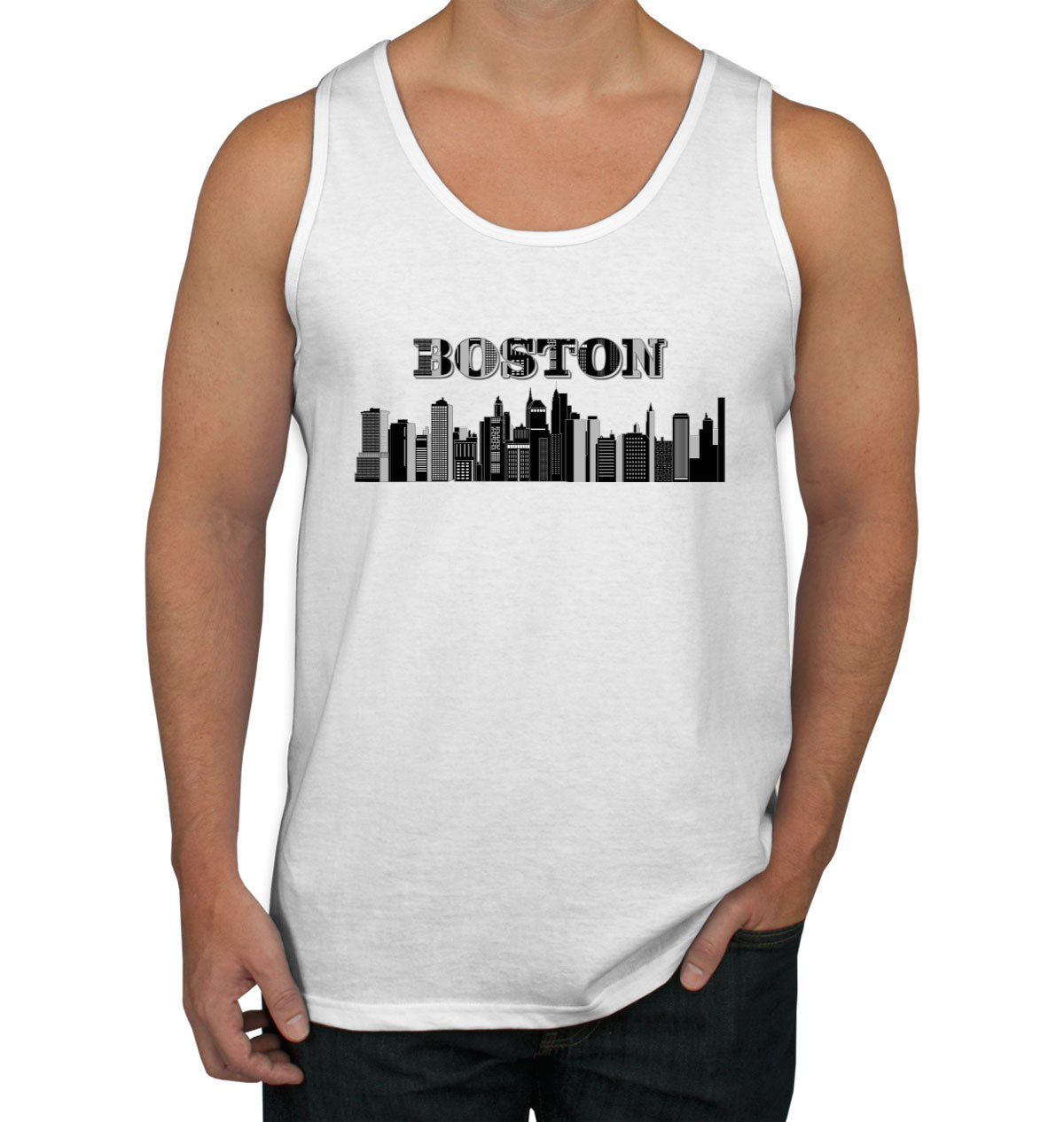 Boston Skyline Men's Tank Top