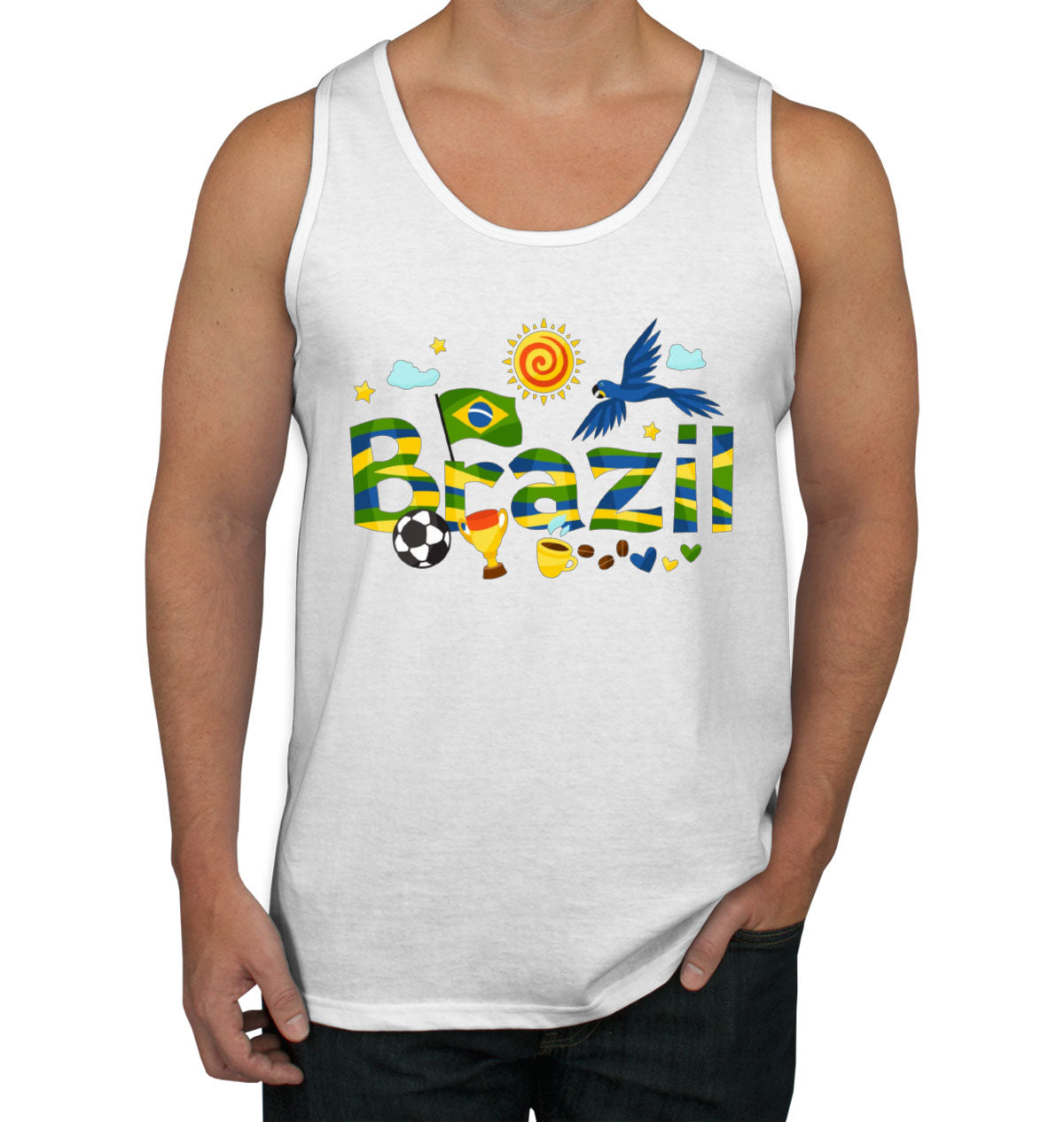 Brazil Objects Men's Tank Top