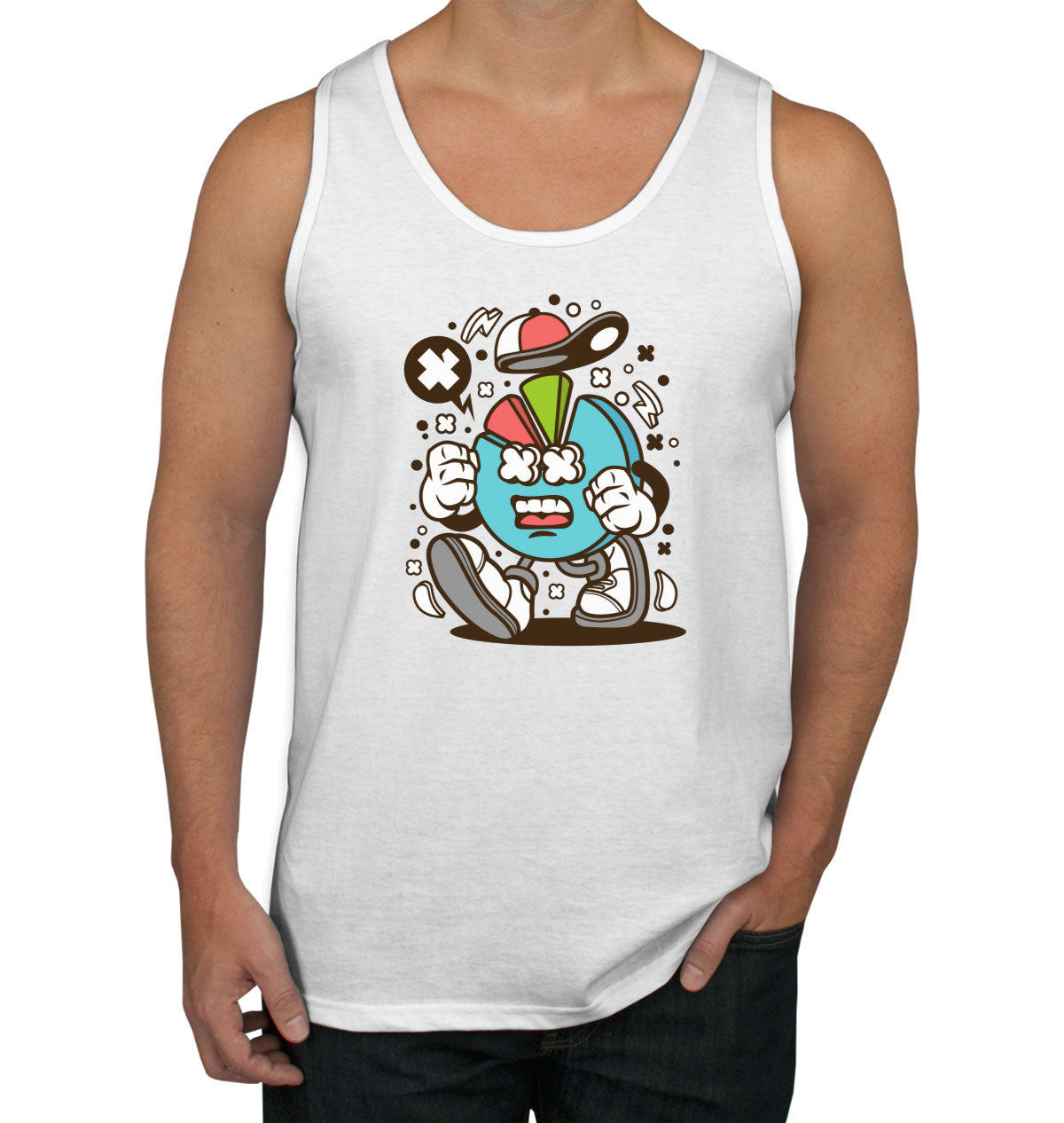 Funny Business Chart Icon Men's Tank Top