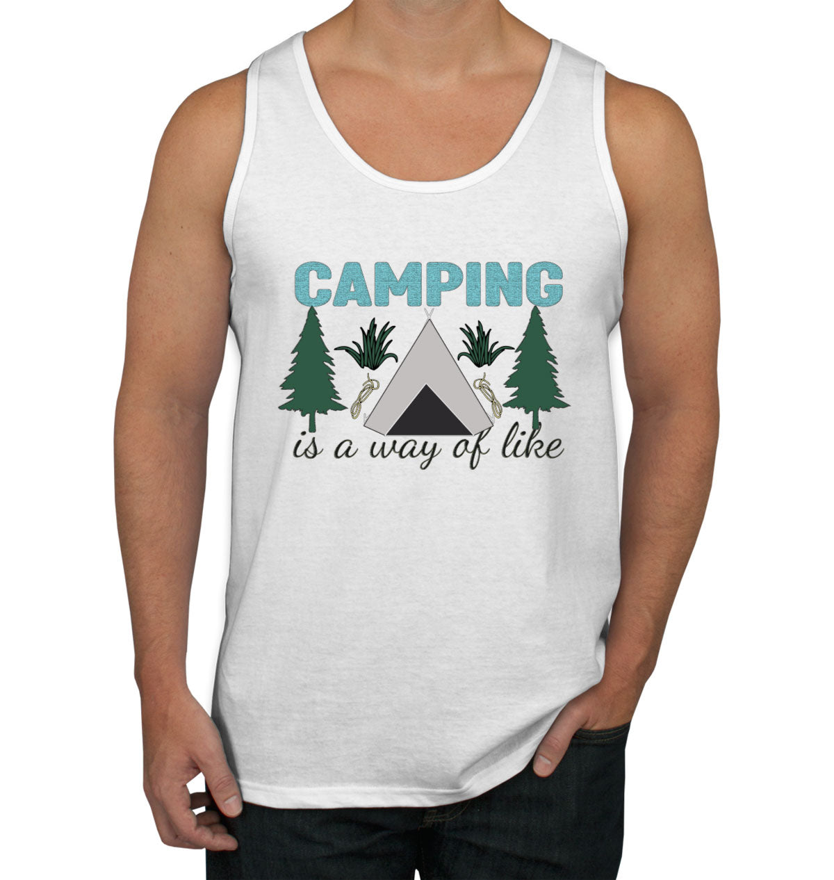 Camp Is A Way Of A Like Men's Tank Top