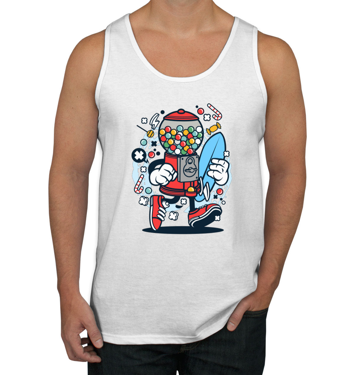 Candy Machine Surfer Men's Tank Top