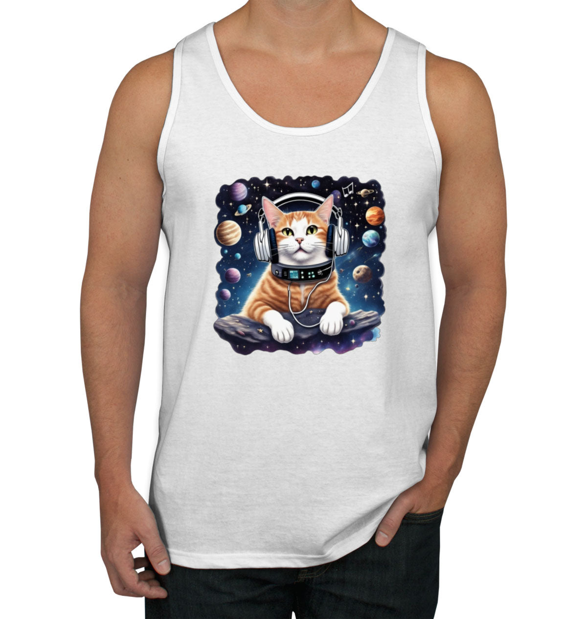 Cat In Space Men's Tank Top