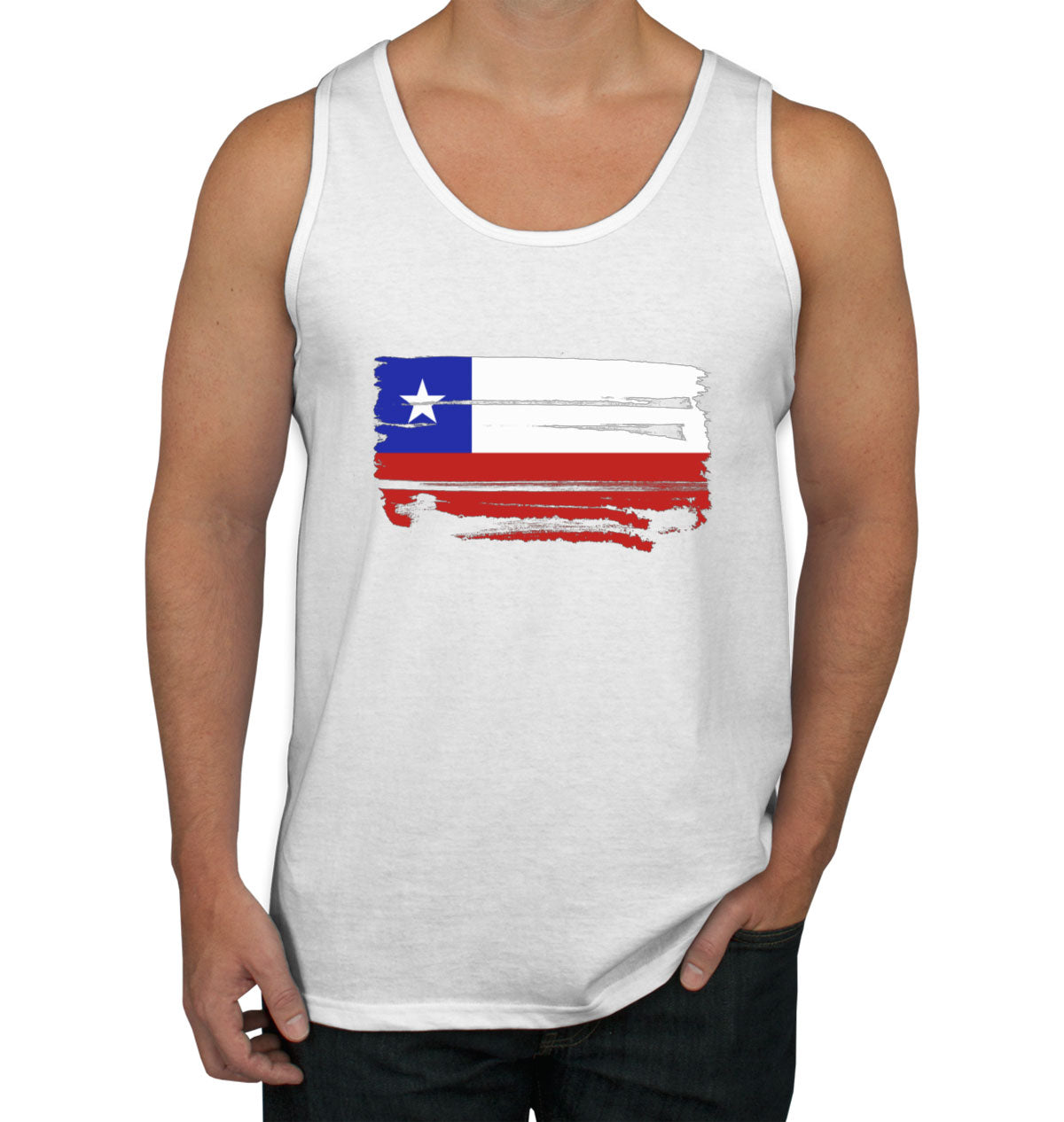 Chile Flag Men's Tank Top