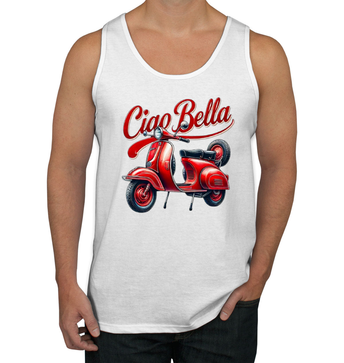 Ciao Bella Red Bike Men's Tank Top